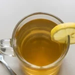 A warm cup of lemon-infused gelatin weight loss tea, perfect for evening detox.